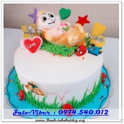 Mẫu Bánh Sinh Nhật Đẹp - A1610